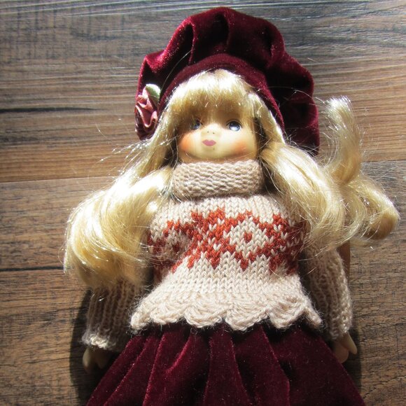 Springford 9.5" Porcelain Doll & Stand - Picture 2 of 3